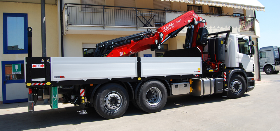 Allestimento per trasporto carichi ingombranti