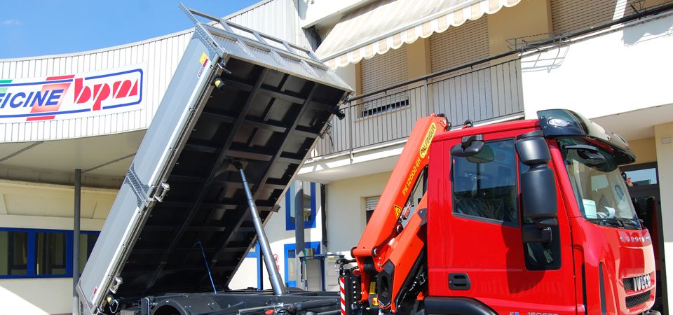 Sponda anteriore con cavalletto portapali sfilabile in acciaio - Officine BPM