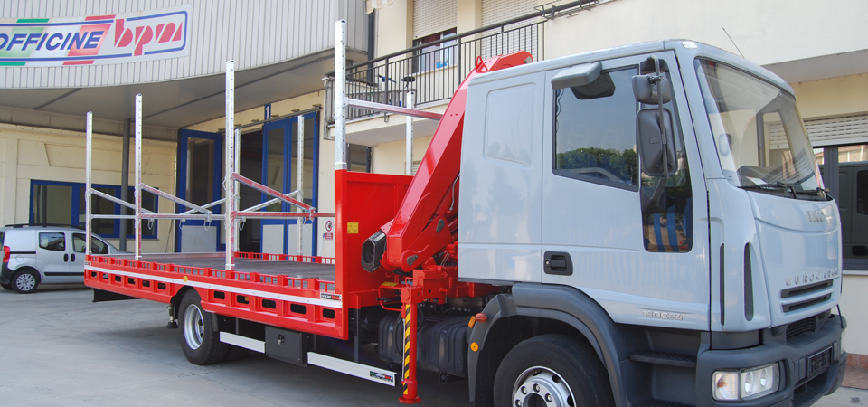 Allestimento per trasporto barche e gommoni