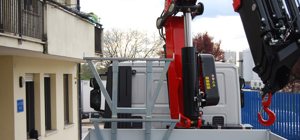 Allestimento Aziende Costruttrici Funivie Con Gru Fassi F365 AC