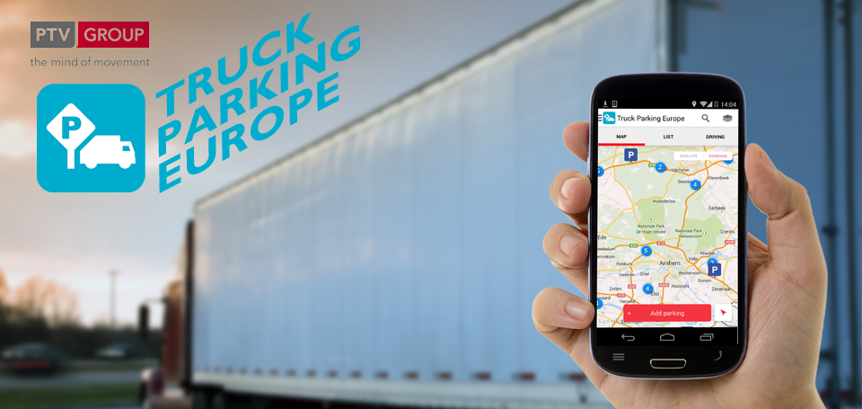 Una nuova versione per l’App Truck Parking Europe: tutte le aree di sosta nel palmo di una mano.